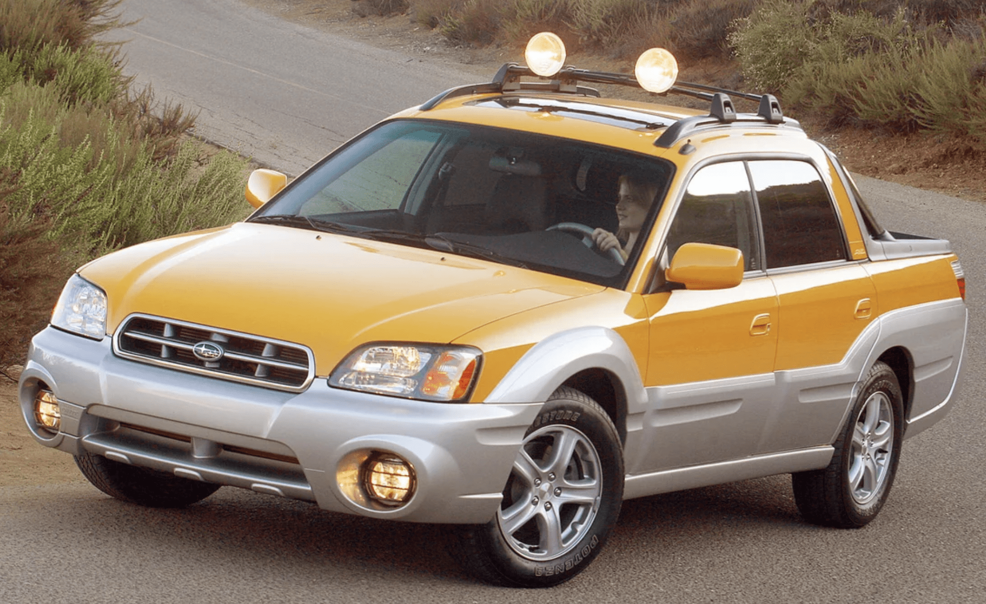 Amazon | Hi Story 1/43 スバル BAJA Sport (2003) バハイエロー